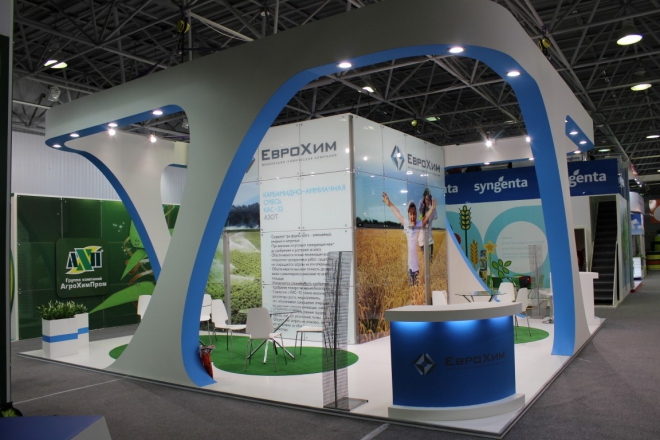 ЕвроХим - изготовление выставочных стендов в Самаре и Новосибирске