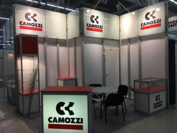 CAMOZZI - изготовление выставочных стендов в Самаре и Новосибирске