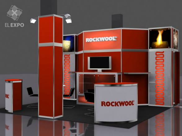 Rockwool - изготовление выставочных стендов в Самаре и Новосибирске
